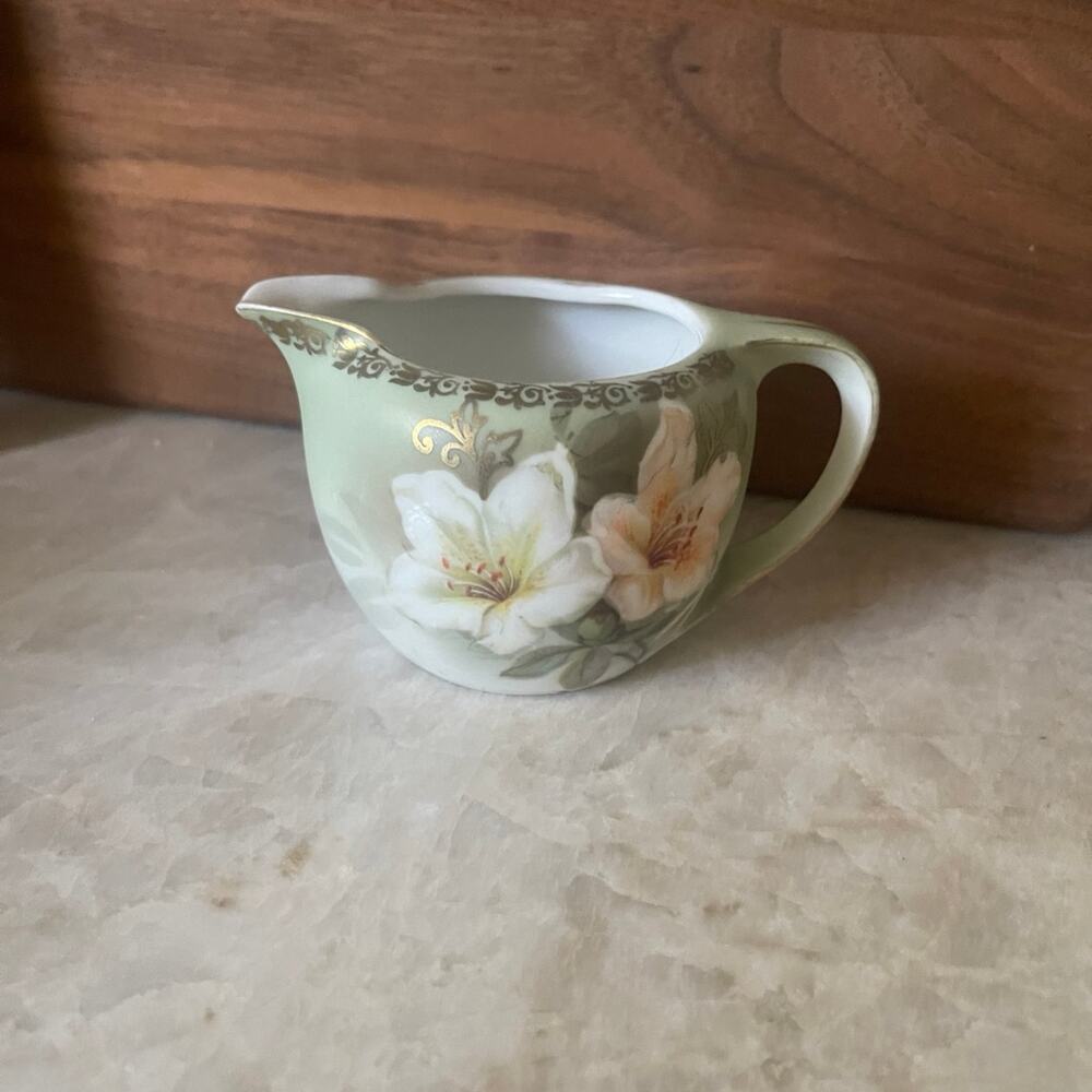 Antique porcelain creamer by RS Tillowitz Silesia gorgeous